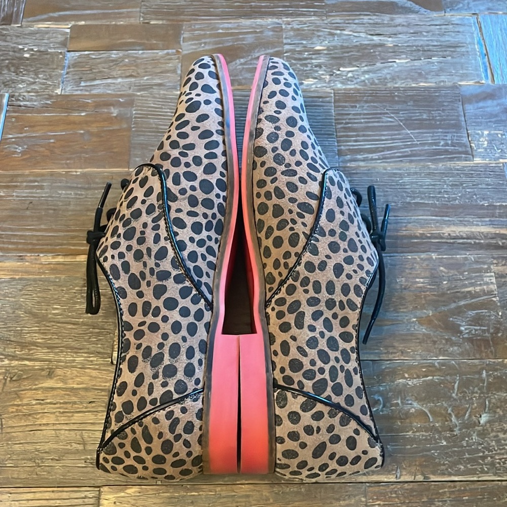 Dolce Vita Cheetah Print Suede Oxford Loafers🖤 - Picture 6 of 13